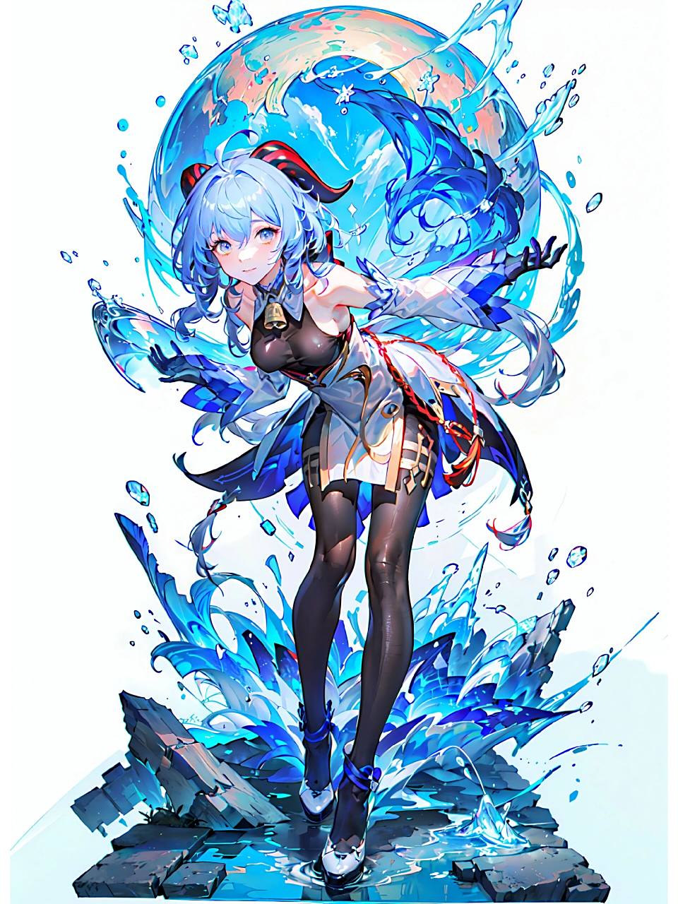 今天是立绘风的甘雨,主题想不出来了,看官们瞅瞅就好.