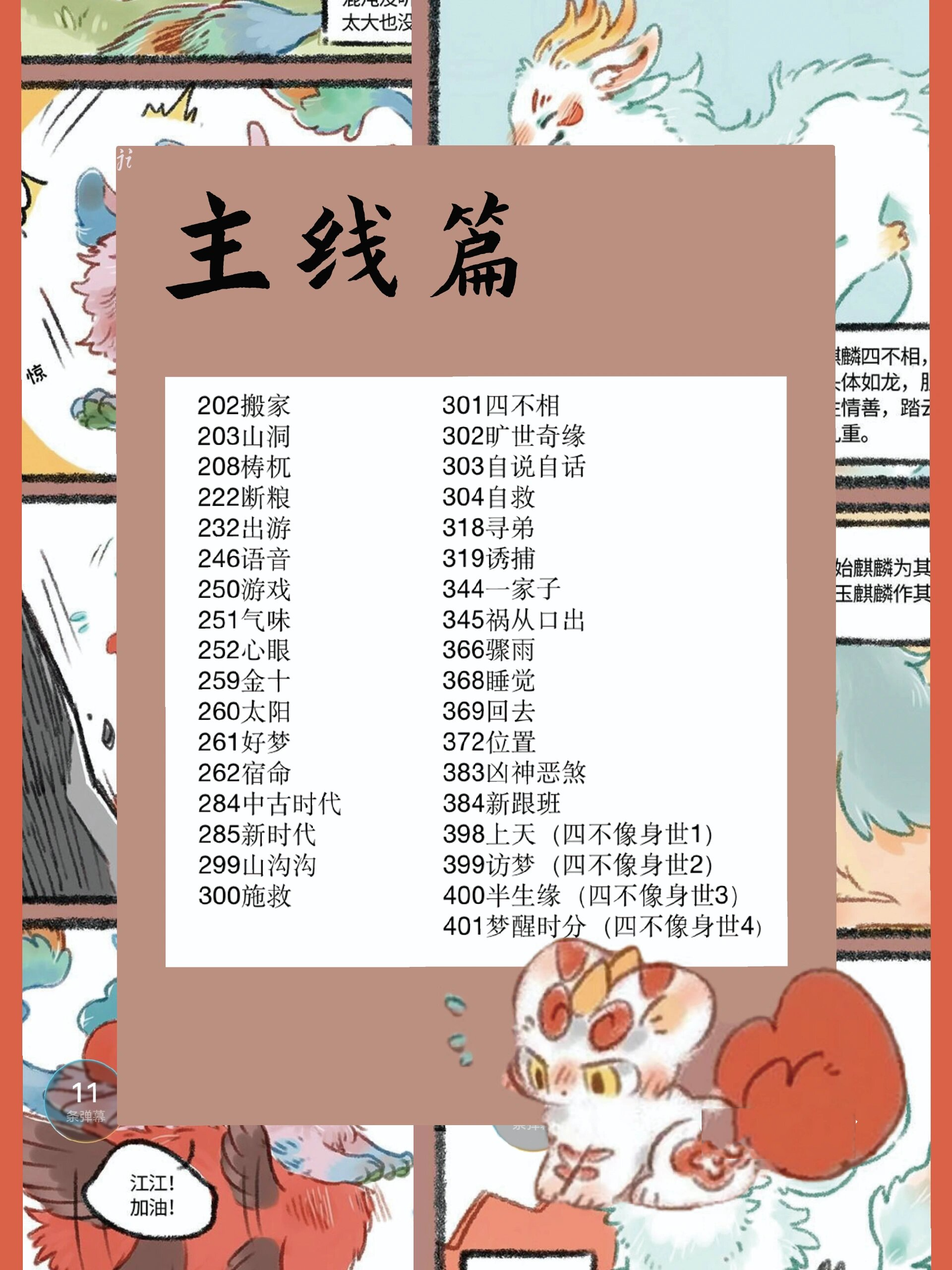 有兽焉 | 剧情分类(按角色)1～400话