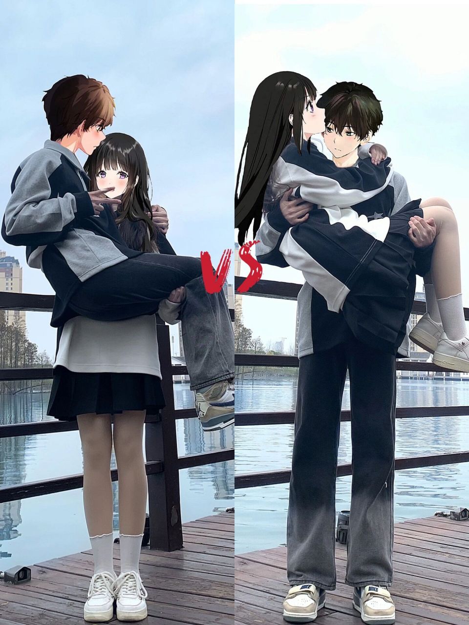 和男朋友的公主抱大pk!