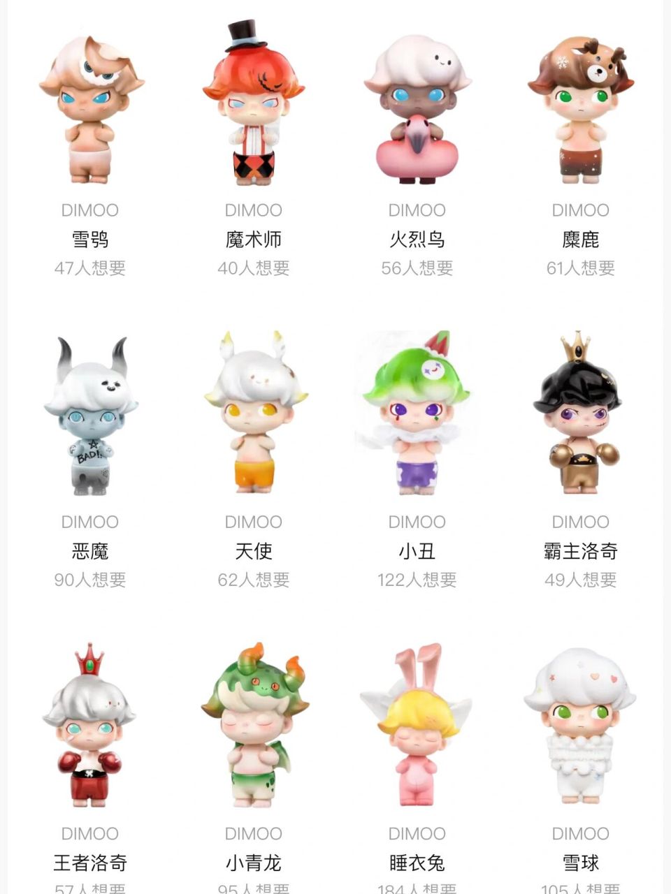 这个系列真的很难评 好像除了火烈鸟明显是雷 其他都还可以  睡衣兔