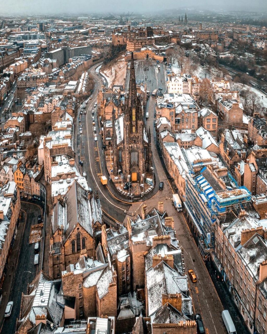 爱丁堡# 英国留学 #摄影# #爱丁堡大学# #雪景