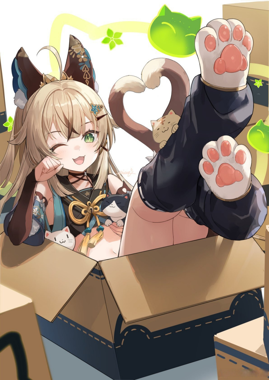 原神##原神##超话创作官##原神诲韬诤言#可爱猫猫 【画师画师:nima】