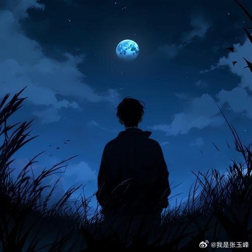 背影头像星空男生夕阳背影动漫图片男心如死灰头像含有遗忘涵义的唯美