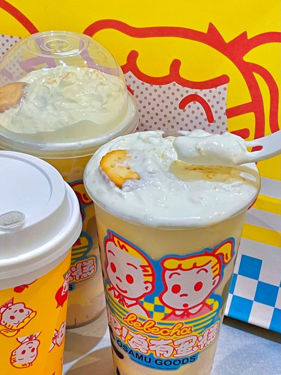 乐乐茶也太会了吧 此次和原田治联名新品奶茶可爱又好喝[期待] 联名款