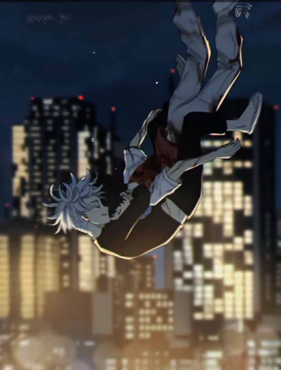 【麦武】眷恋你的温柔 佐野万次郎抱着花垣武道的腰,背部紧紧贴着