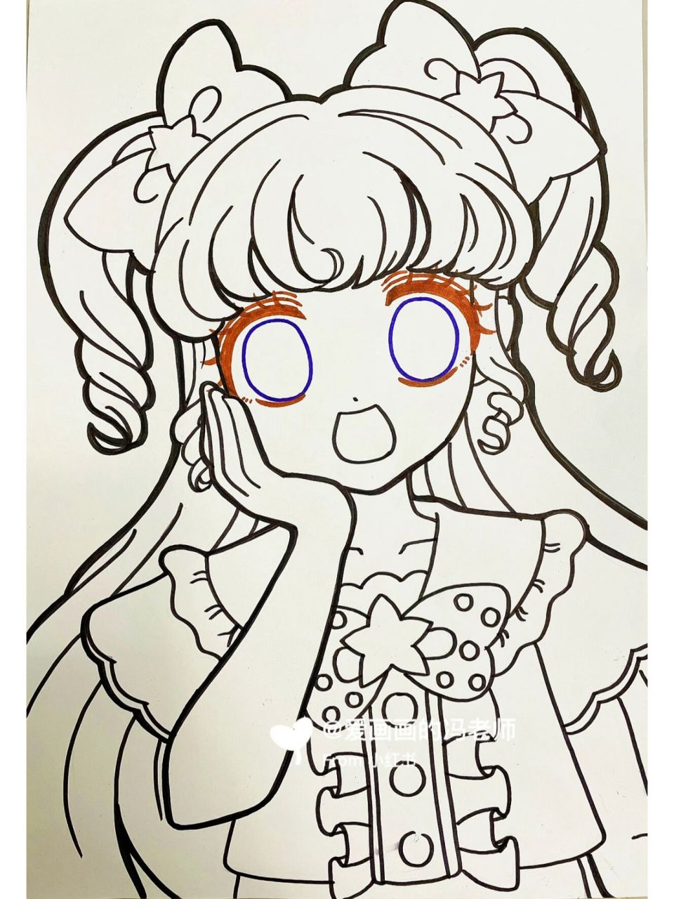 动漫人物梦川唯 今天分享一副动漫女孩半身q版动漫人物—梦川唯,梦川