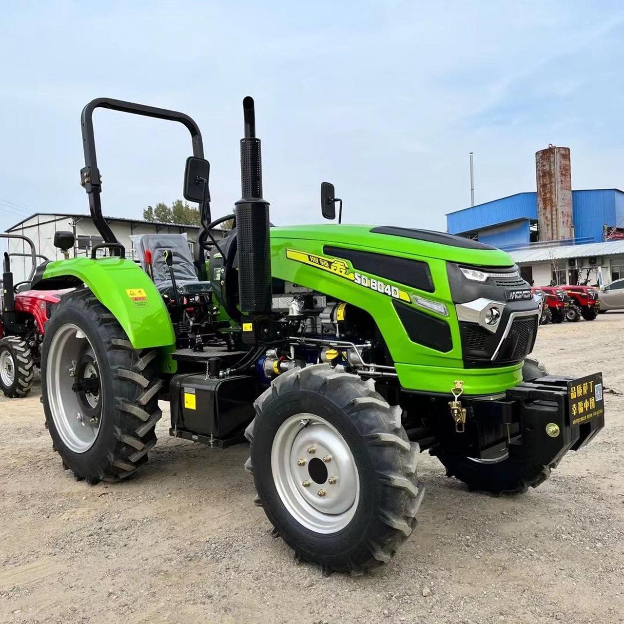全新车,萨丁804拖拉机,配备昆明云内四缸发动机,前后配重,液压助力