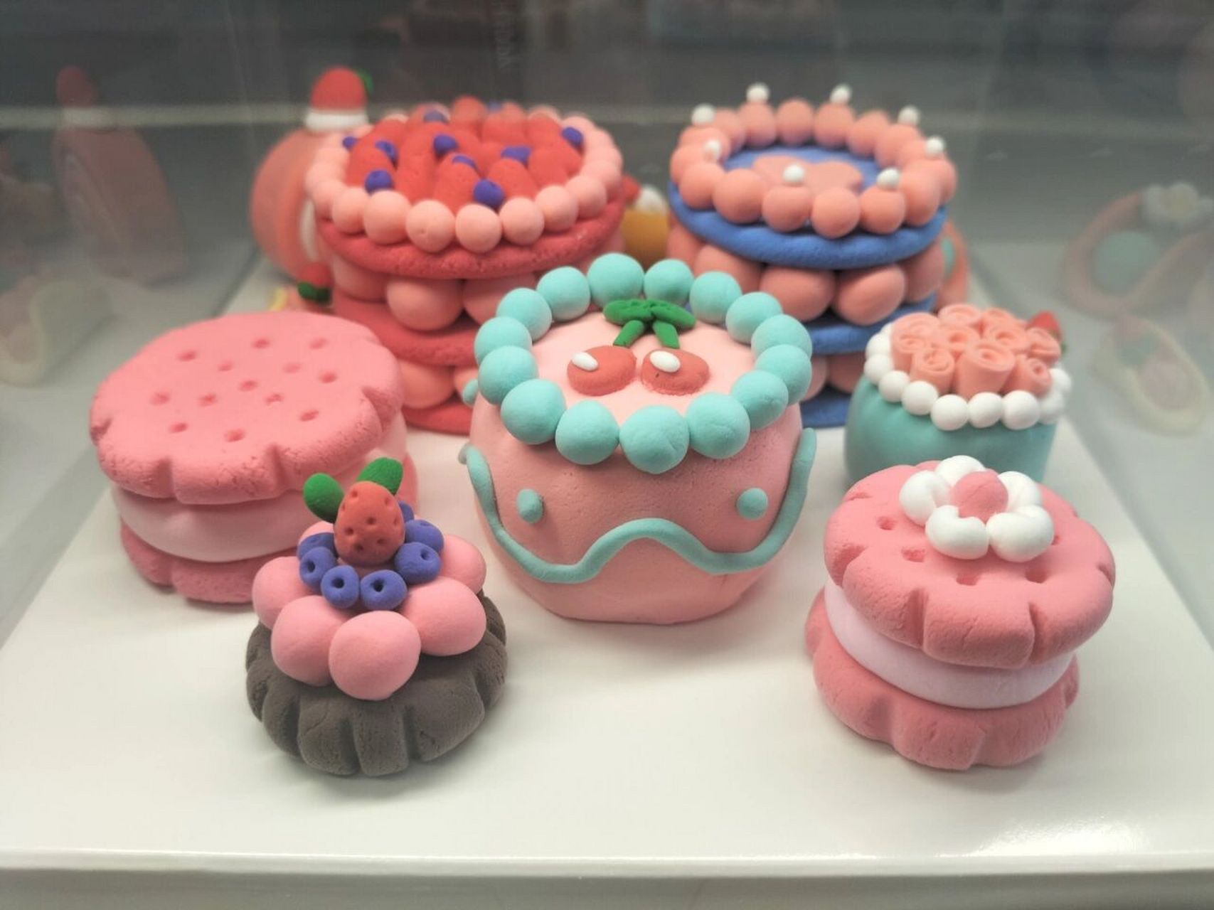 手工轻粘土作品之粉色系甜品 日常打卡73