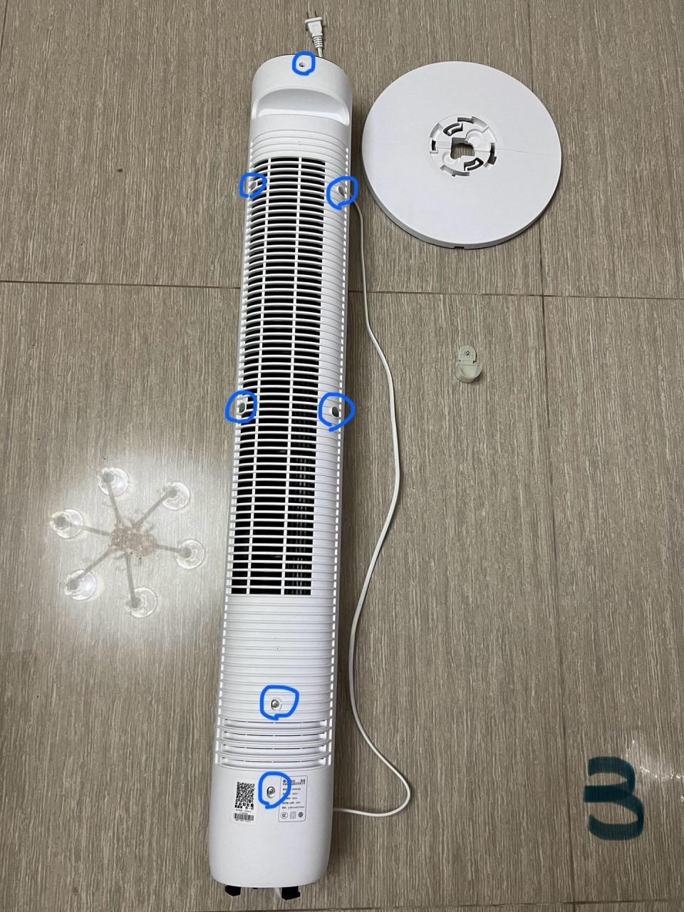 格力塔扇🎐拆解过程.