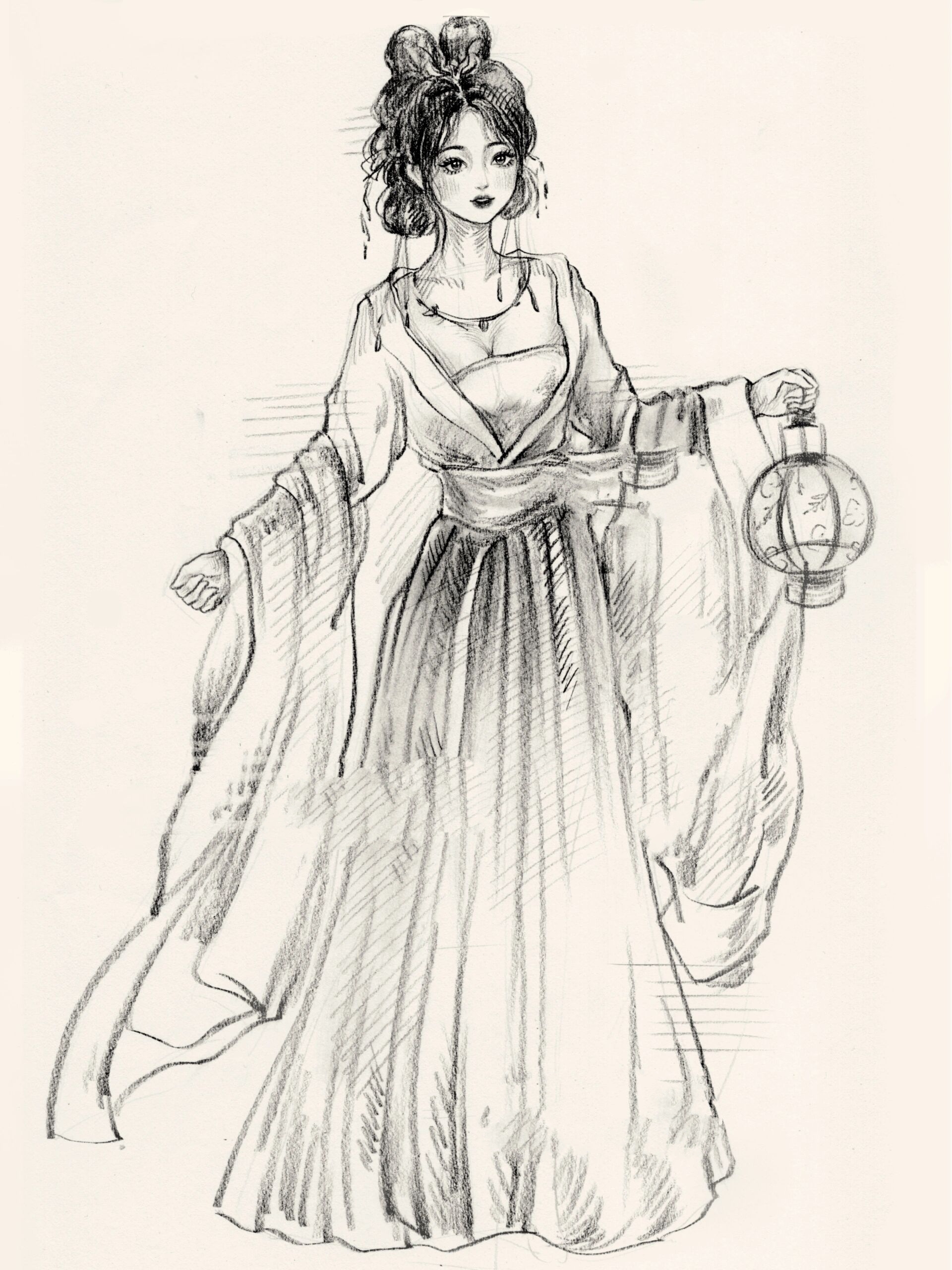 古风人物速写合集 最近的 合集发发,过程在前面的笔记3761 ·09