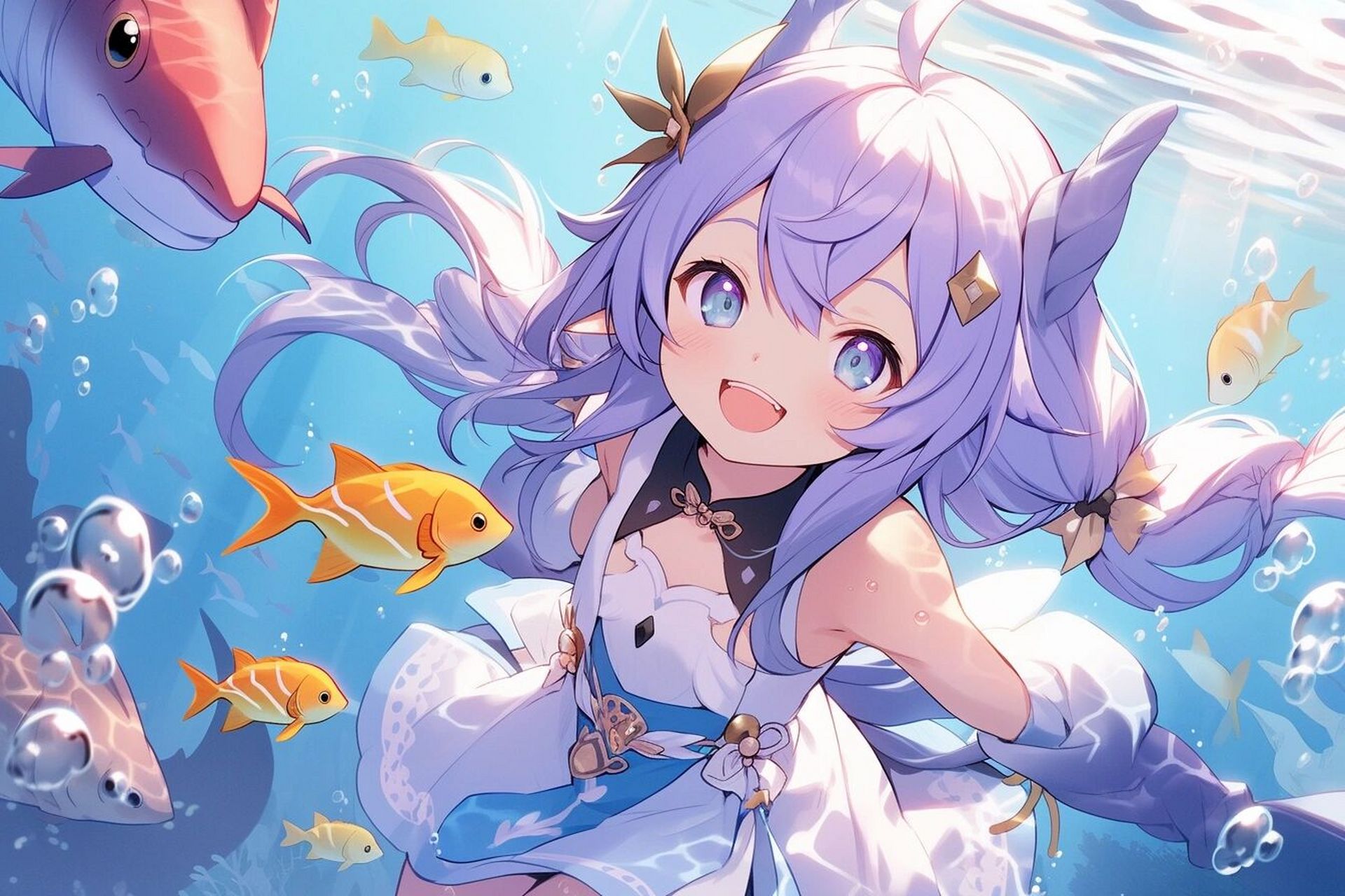白露|崩坏星琼铁道 原创q版头像壁纸分享 小可爱白露来啦!