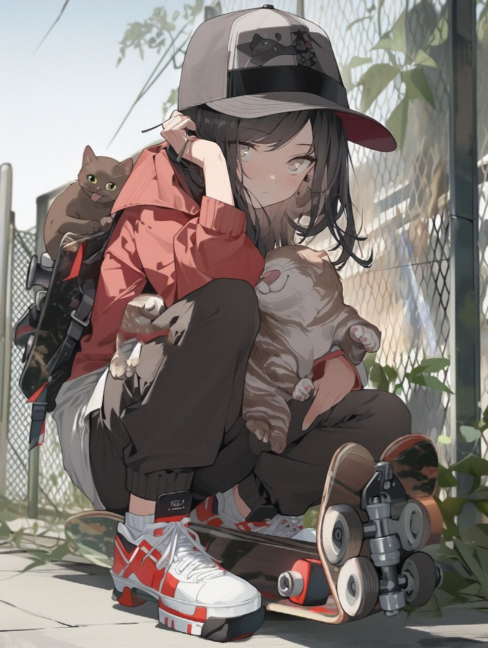 酷酷05滑板女孩 又是酷酷05女孩的一天