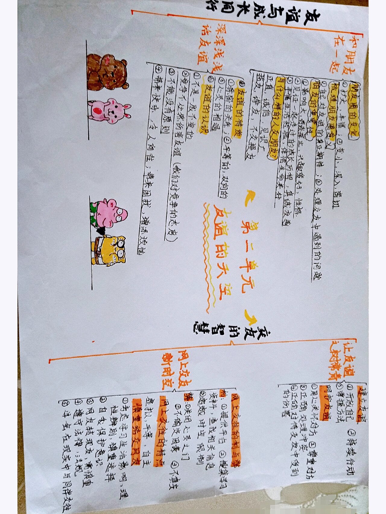 七上道法二单元(七上道法二单元思维导图2024)  第2张