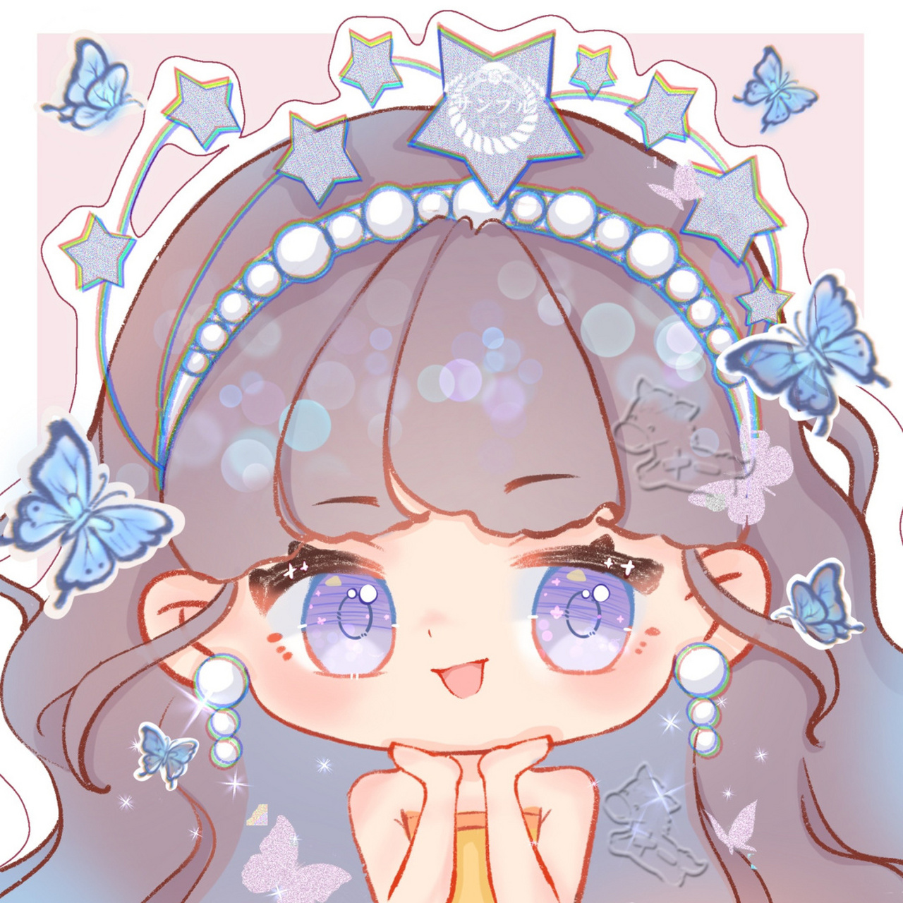 海马体/可爱星星/q版头像 梦幻头像~ 参考图片: 	 #头像# #q版人物