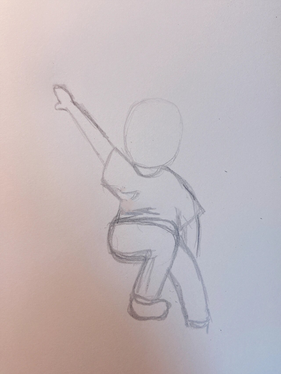 滑板男孩05简笔画 滑板05 滑板男孩简笔画