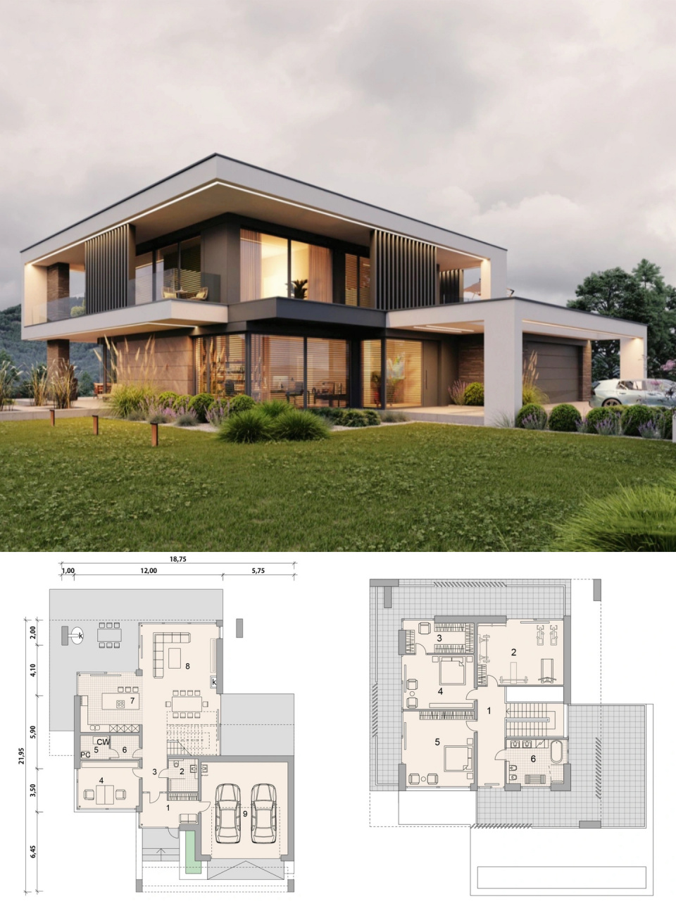 浙江极简别墅|建面256平米现代简约自建别墅 不知从何时起,人们开始