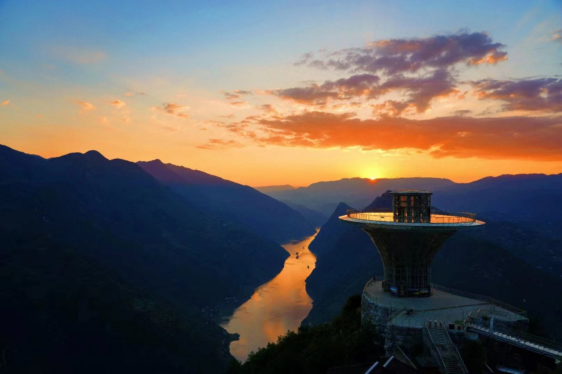 巴东网红打卡点 快来巫峡口景区get同机位大片