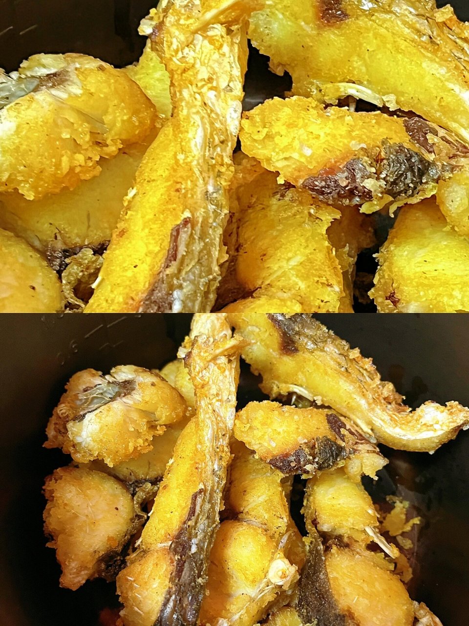 香酥草鱼块95外酥里嫩的97男朋友炸的鱼好香 炸出来后可以直接吃