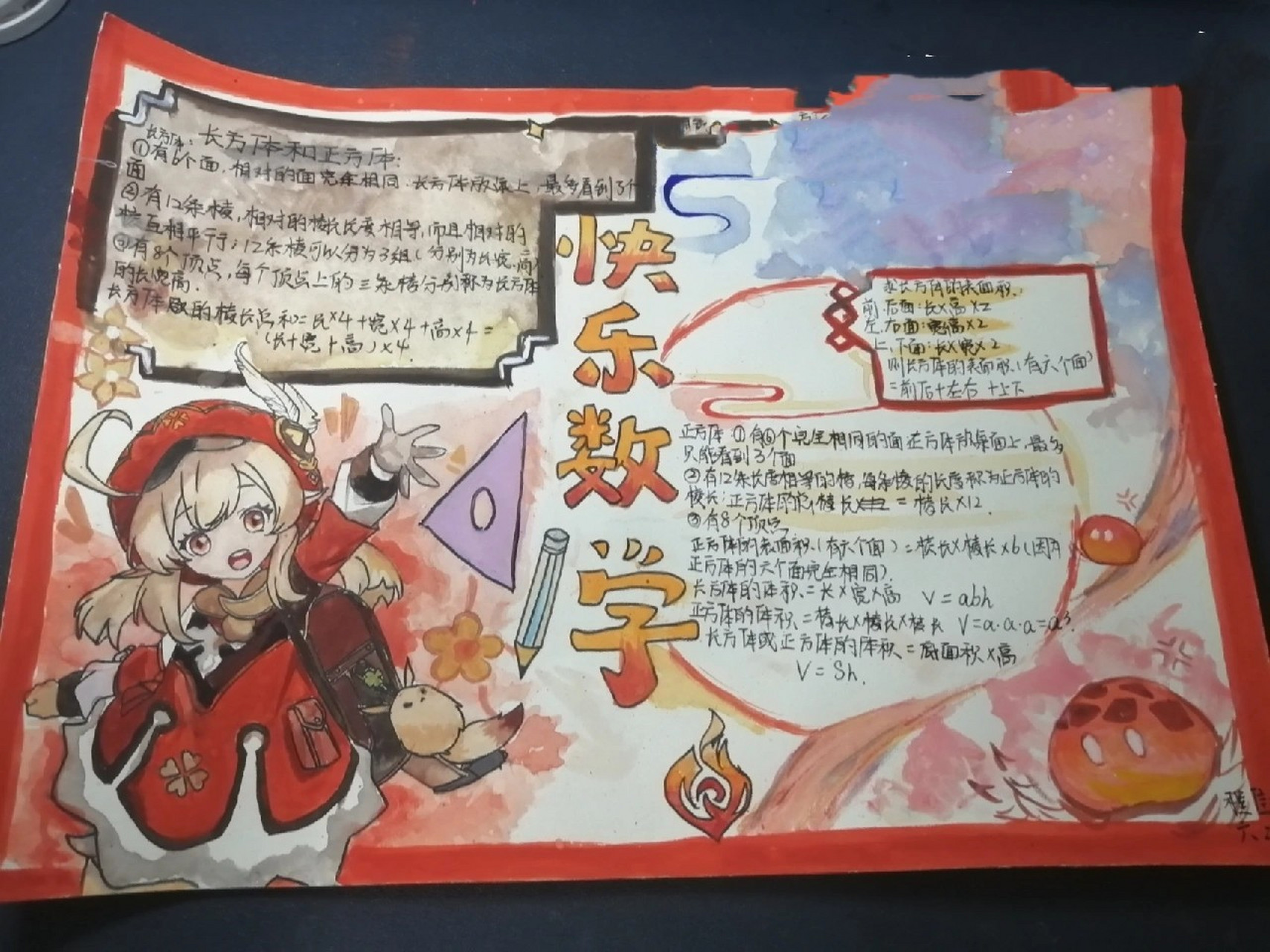 原神手抄报 原神手抄报