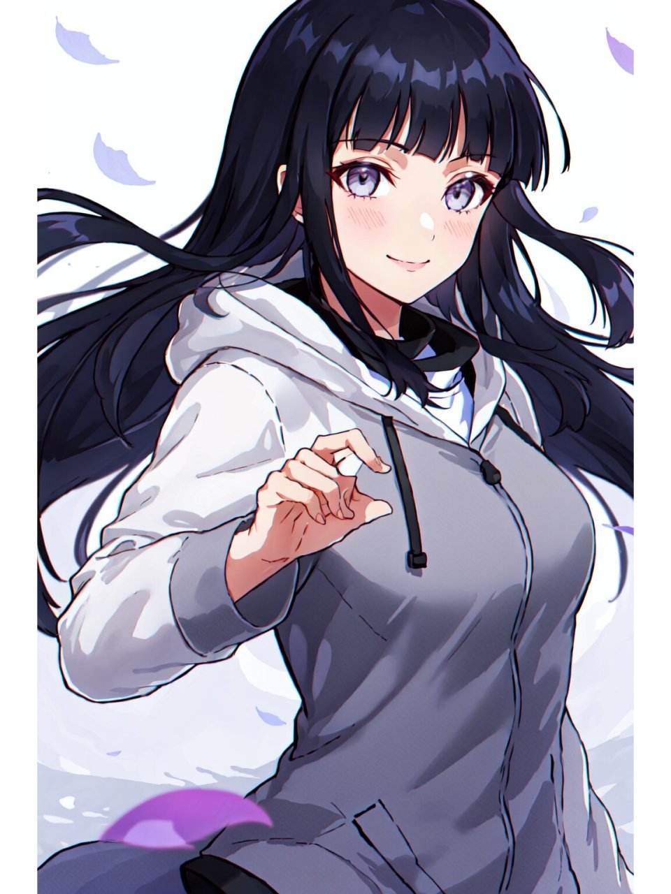 ai绘画 火影忍者雏田 关键词:hinata, hyuuga hinata, 1girl, fantasy