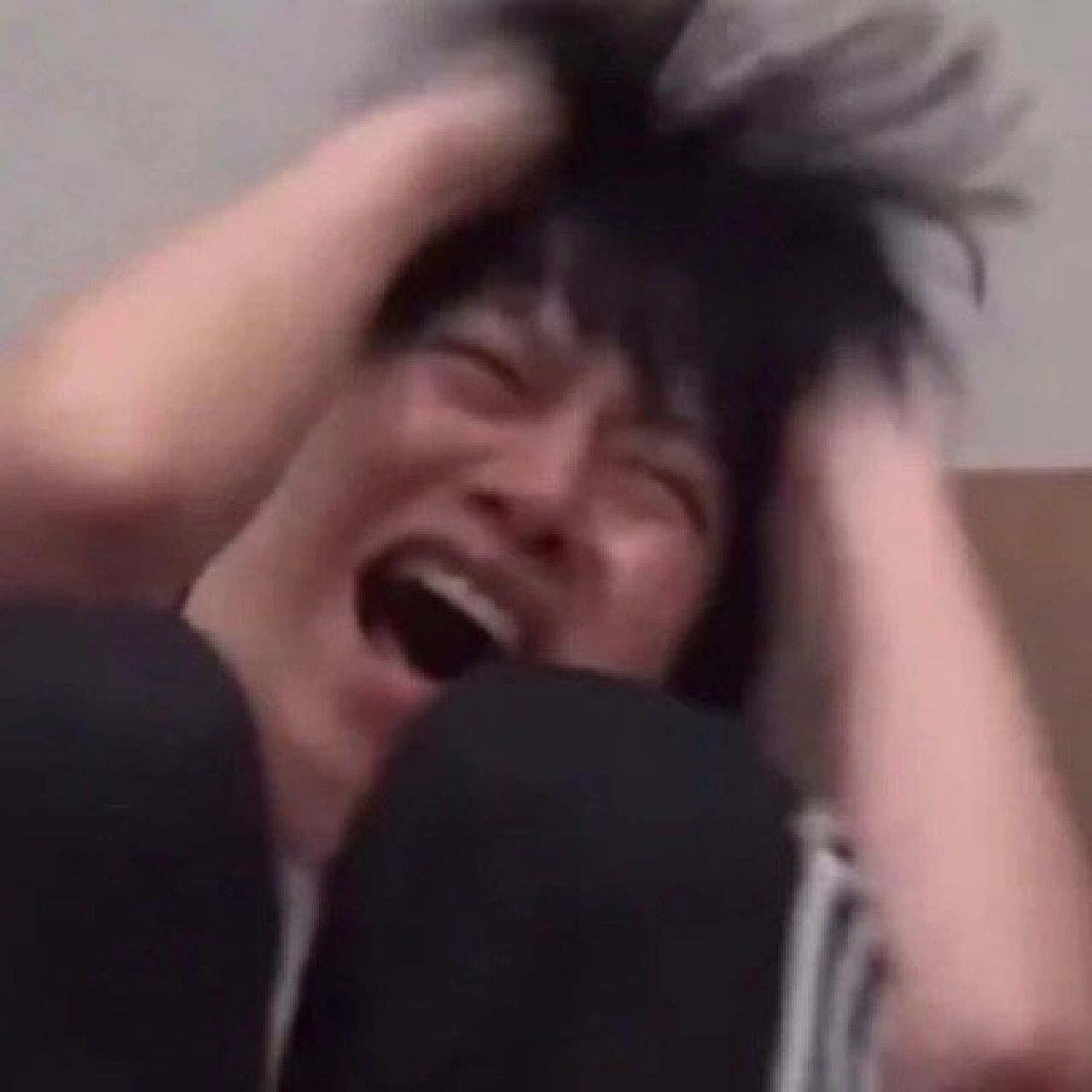 发疯表情包之蓝人版