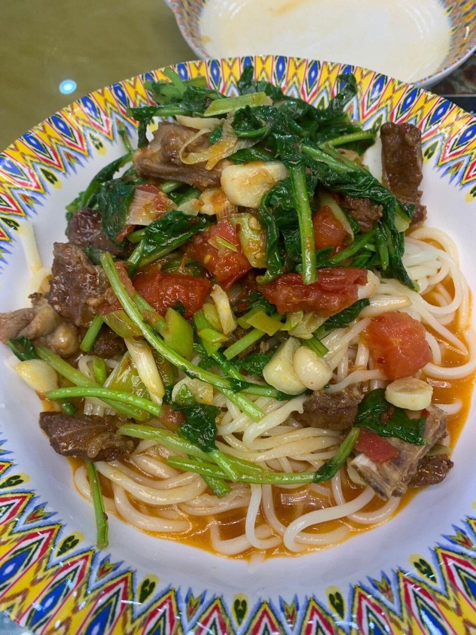 恰玛古拌面 很特色 很素雅 来到和田必须吃点别致的午餐