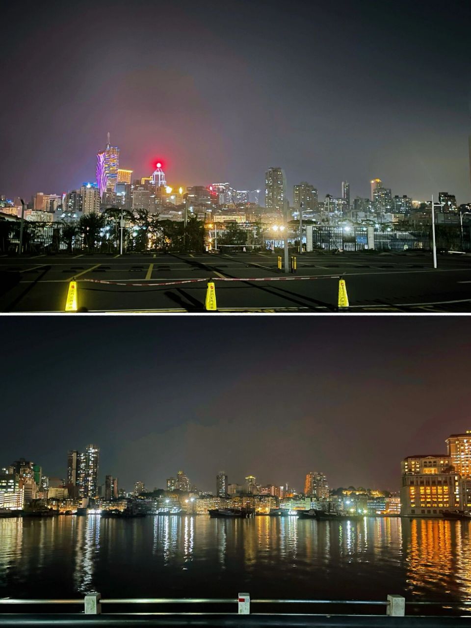 97珠海看澳门夜景 地址:凯旋门广场,湾仔码头