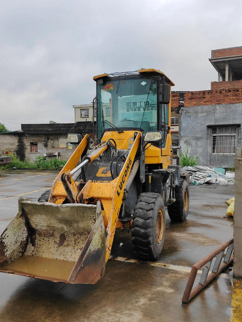 鲁工l918手动油刹小铲车二手装载机 铲车 二手机械 四驱小铲车