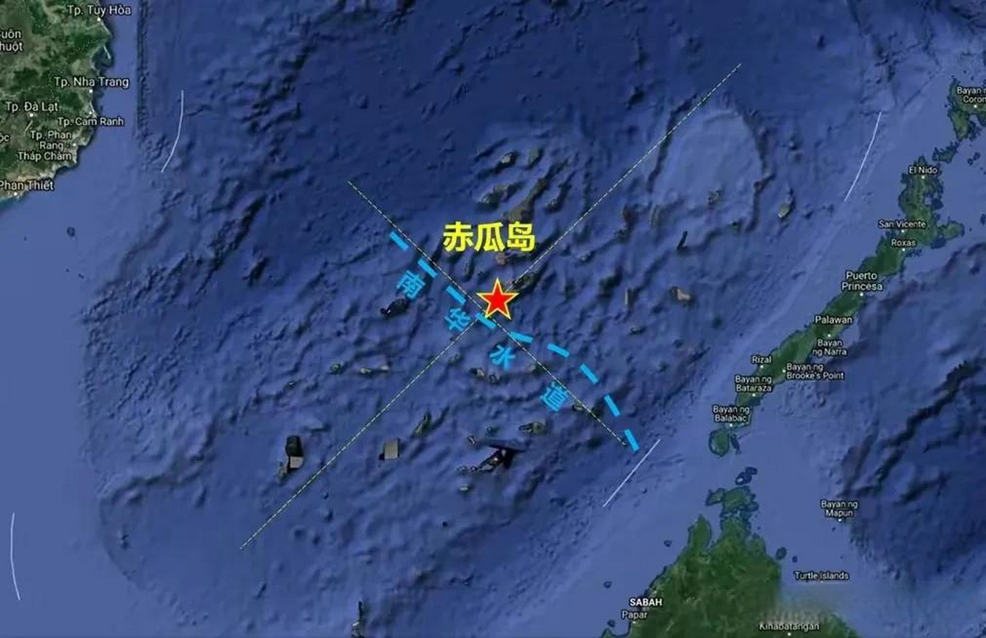 赤瓜岛,你了解多少,面积不大但是地理位置相当重要  南海岛礁大部分