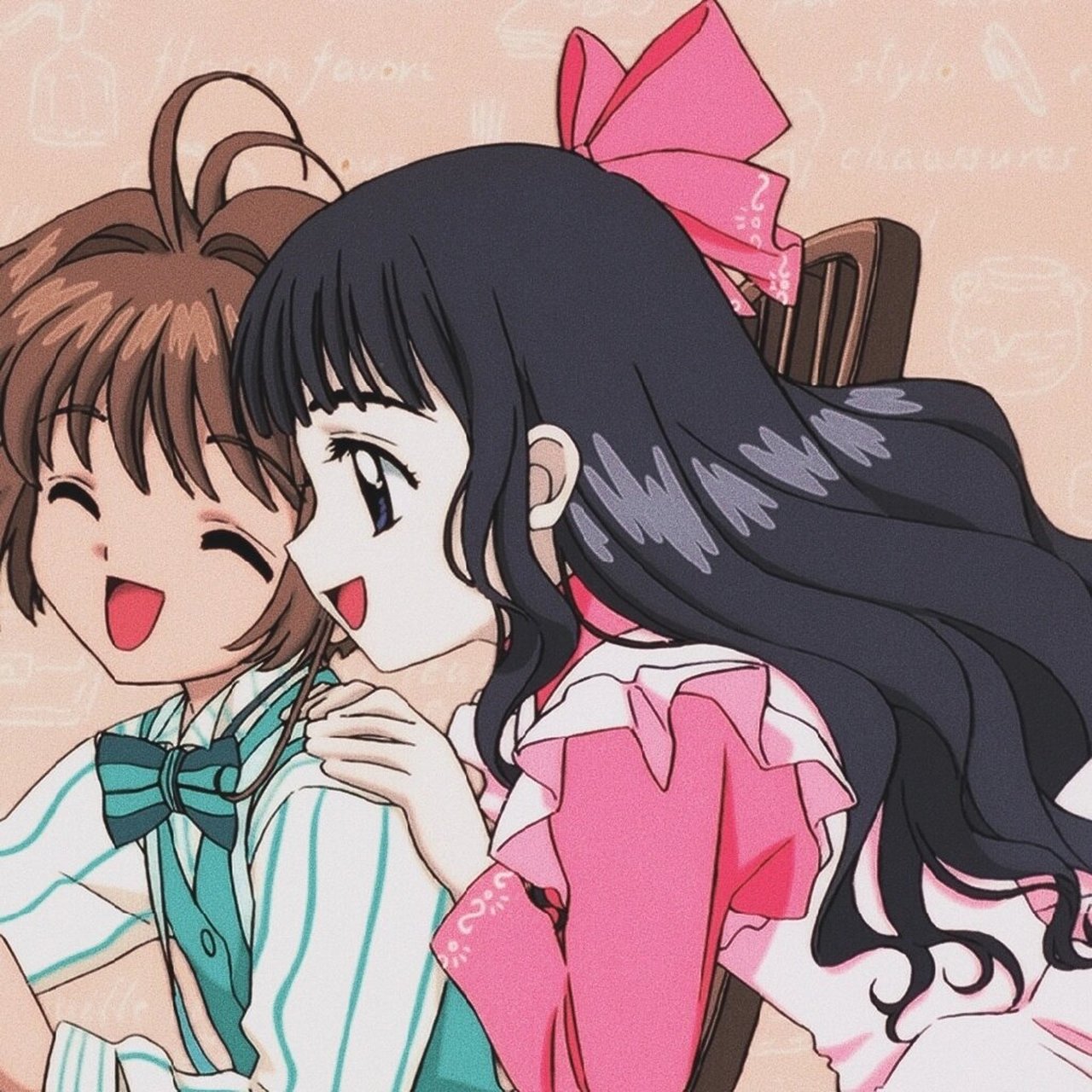 「闺蜜头像」"快和小樱知世一起做蛋糕" ☆番:人物