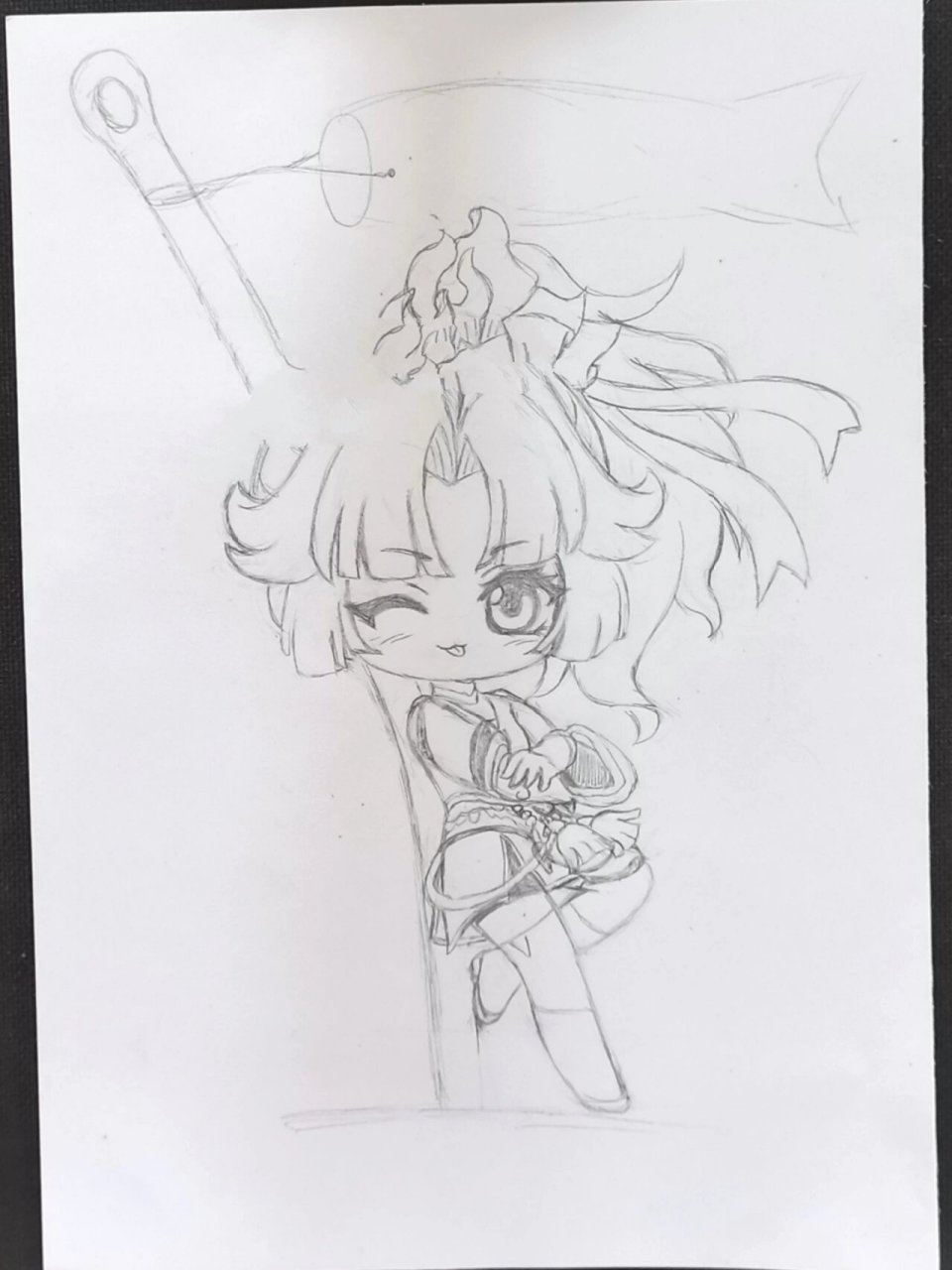 王者荣耀新英雄云缨二创手绘简笔画画的日常 二创(下周应该很多小伙伴