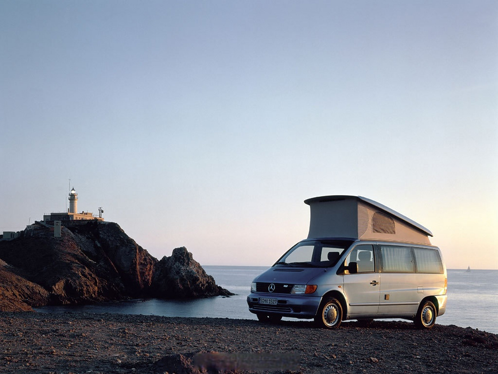 1996–2003年在产的w638奔驰威霆marco polo版,稍显平淡了点 #露营车