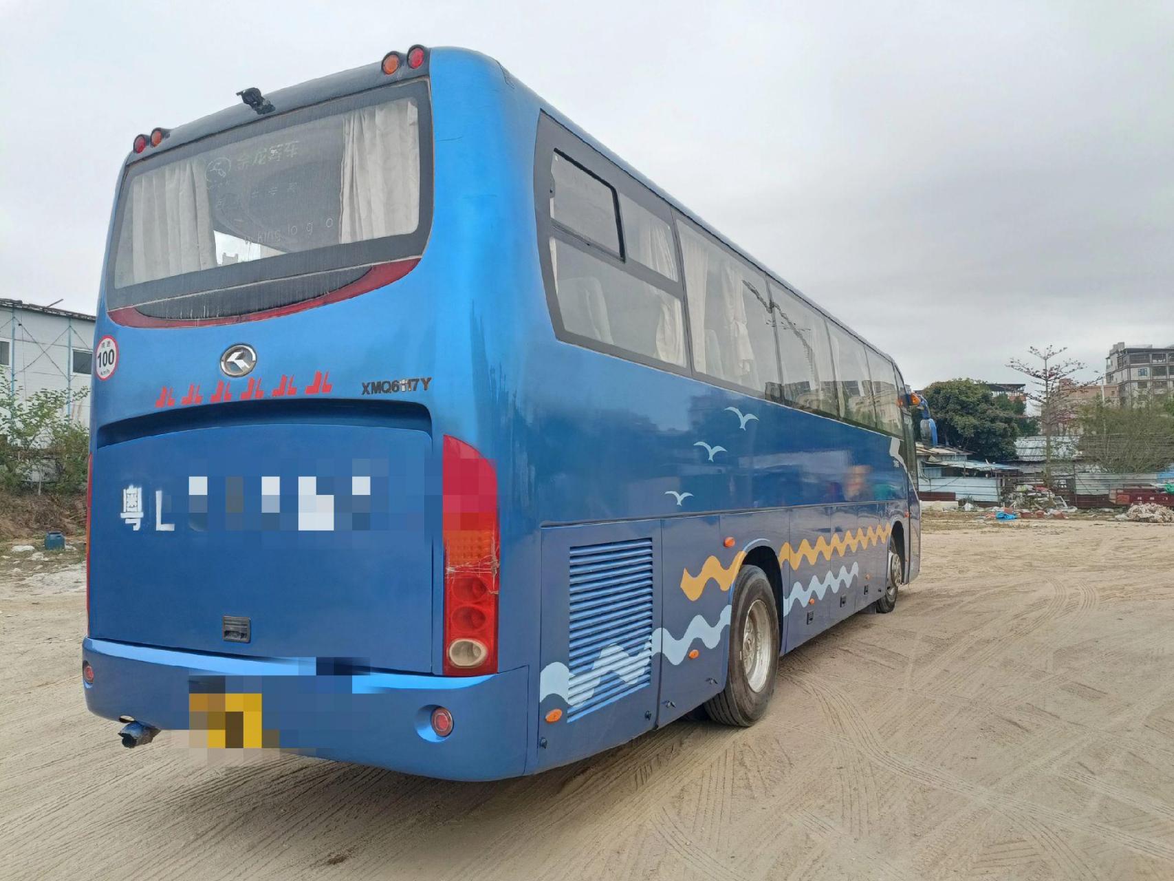 转让惠州牌10年11月46座非营运金龙客车,内饰外观精品,钢板减震,实表8