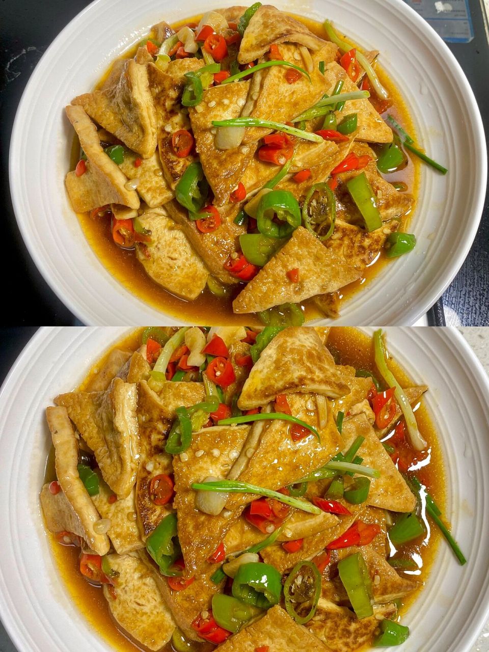 家常香煎豆腐 想告诉全世界 豆腐这样巨好吃 又嫩又入味97从小吃到