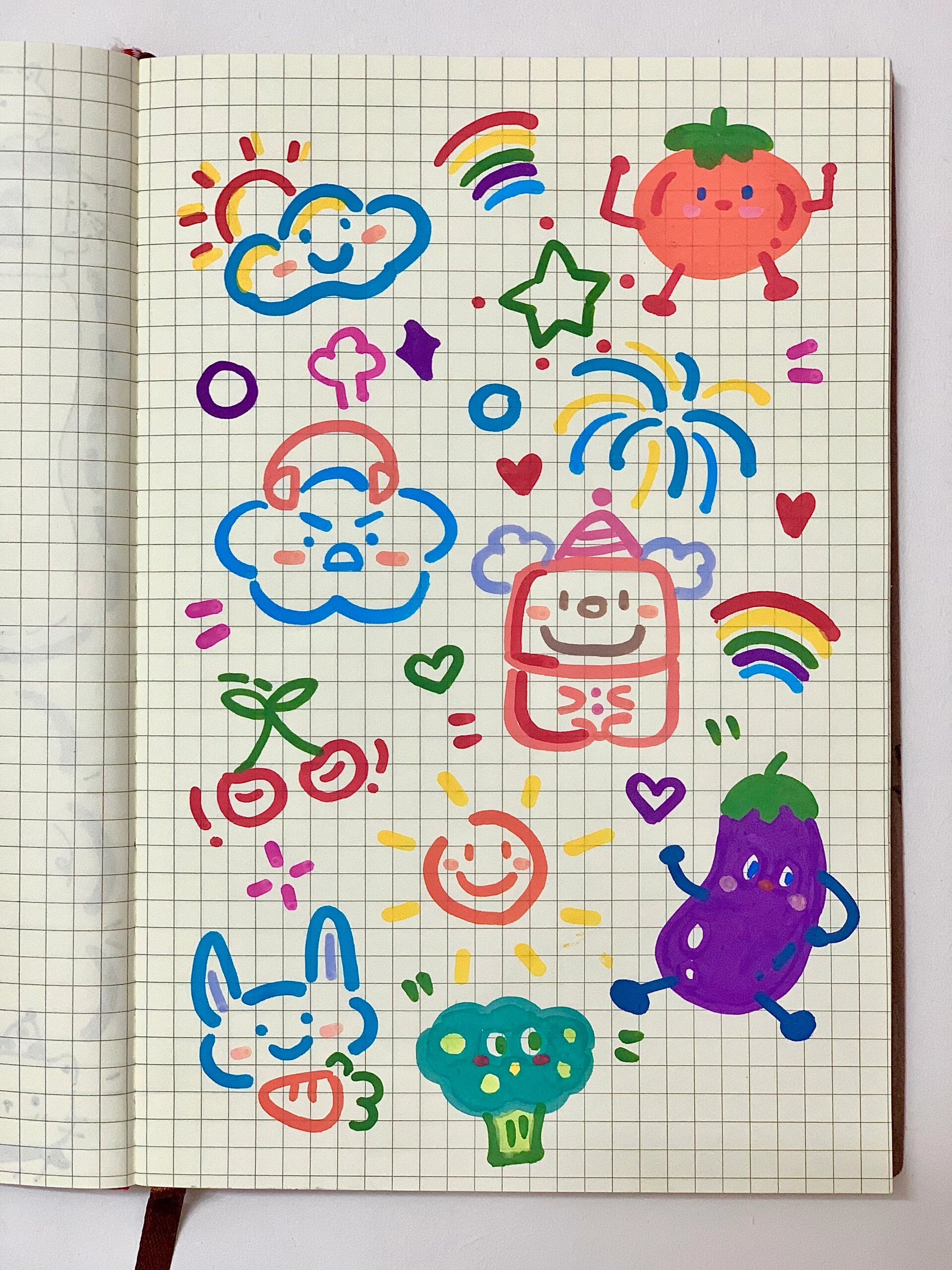 简笔画/彩色ins简笔画