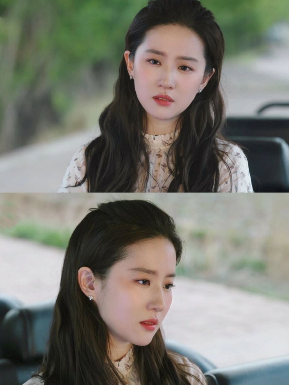 虽然仙女姐姐的直发也好看 但是好喜欢刘亦菲这个发型啊 超级超级温柔