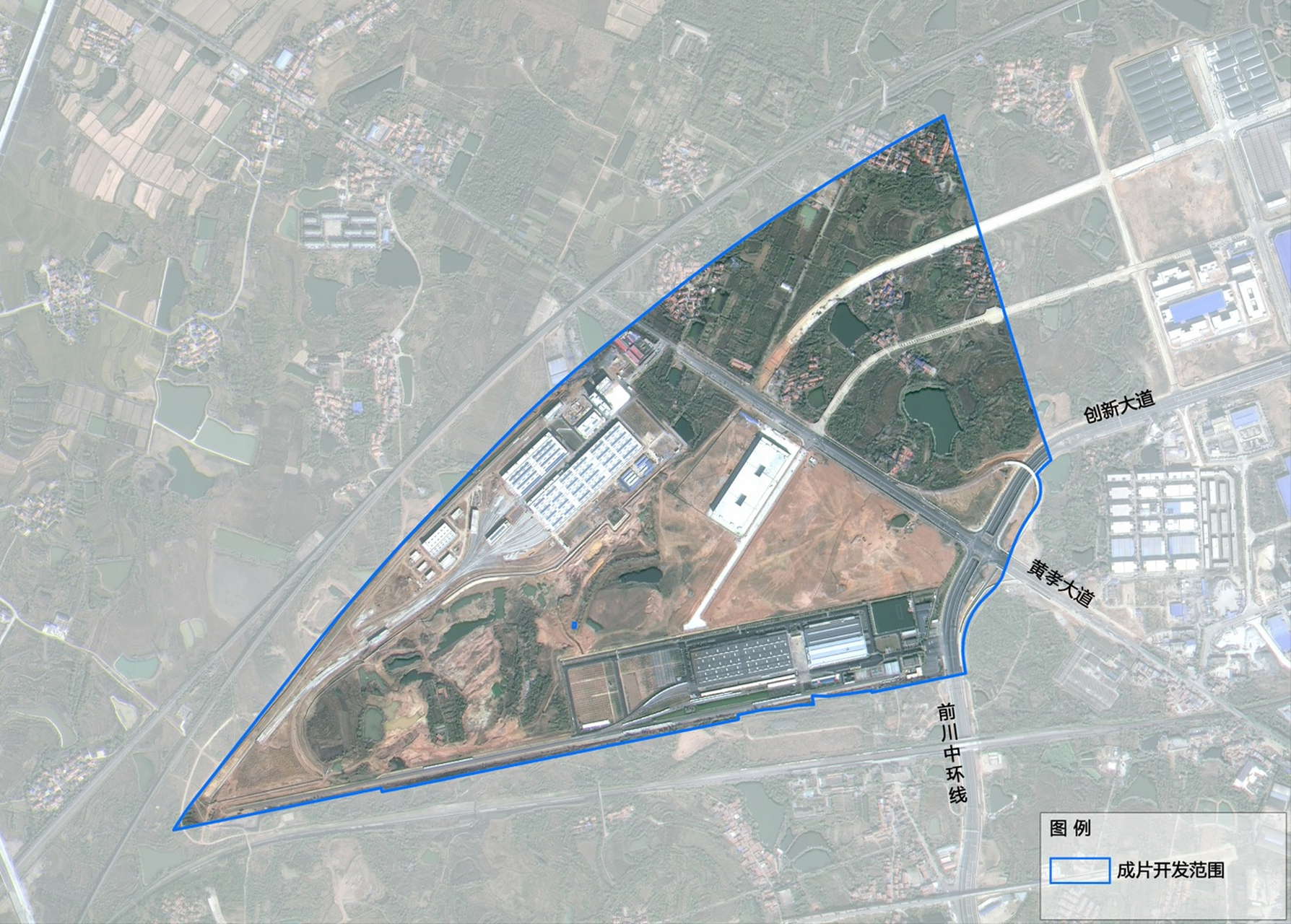 《2024年前川片区土地征收成片开发方案》,方案位于黄陂区前川街付店