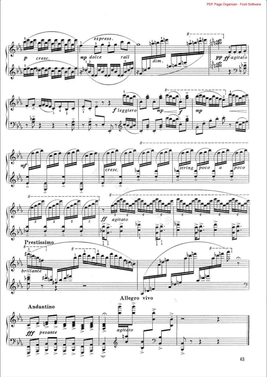 钢琴谱《旱天雷》