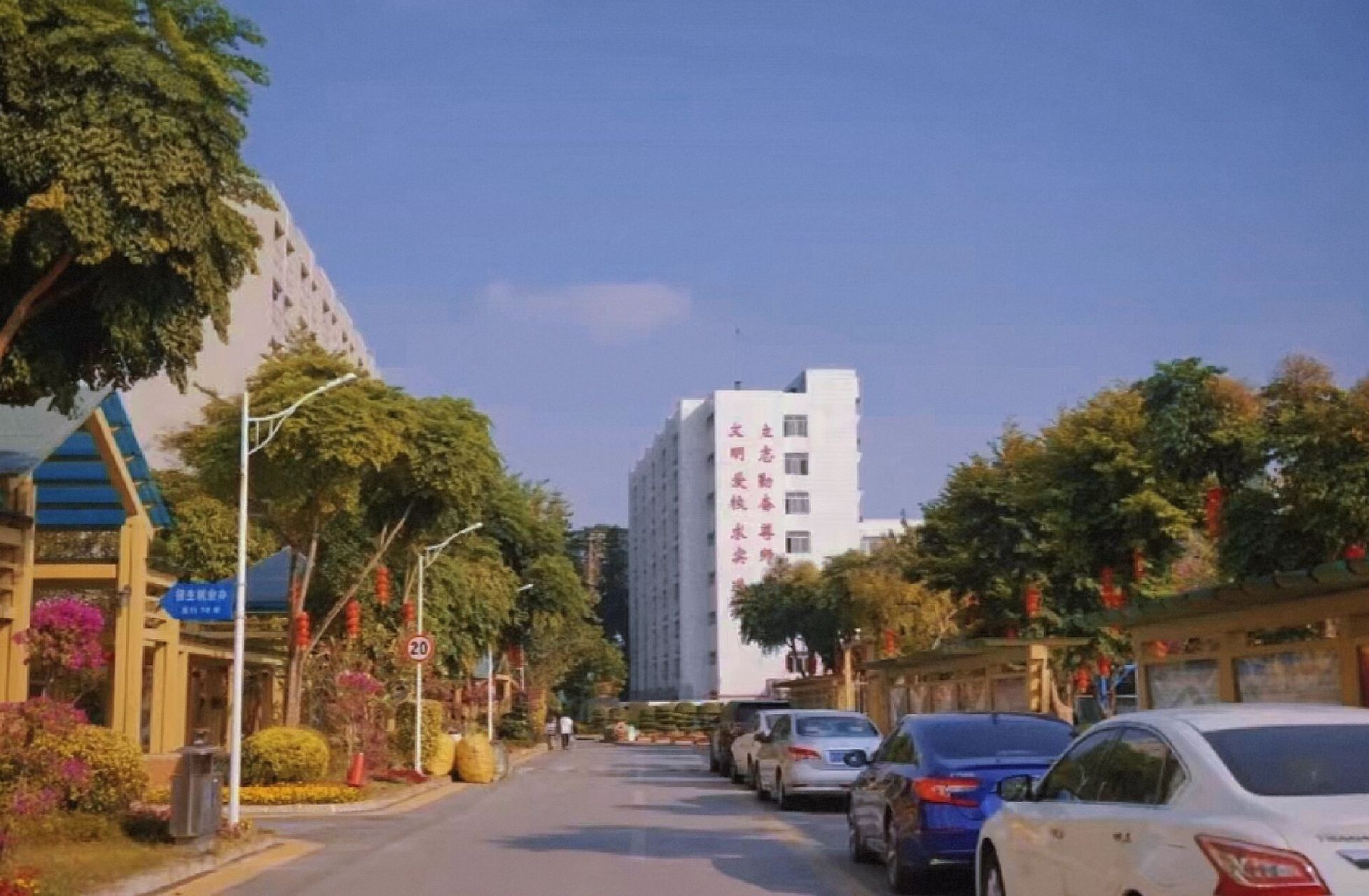 广外艺龙洞校区来啦～ 关于学校的问题,有什么不明白的师弟师妹都可以