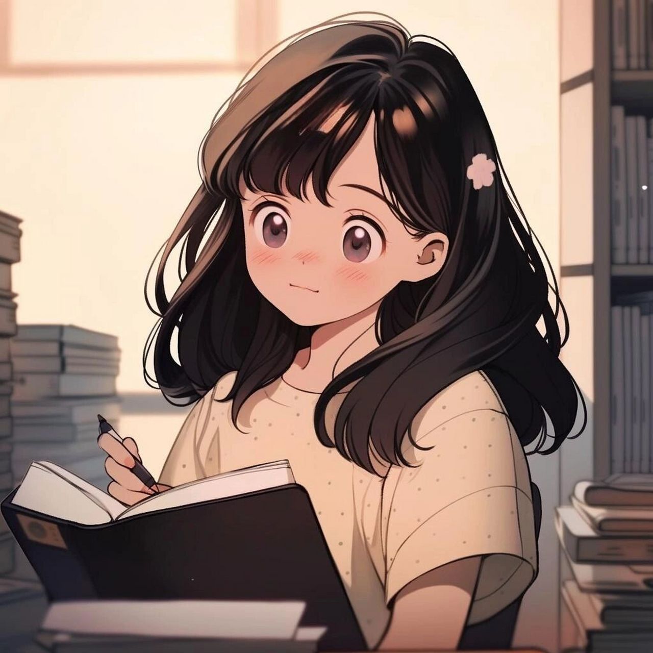 学生党女生专用头像 这组书卷气女生特别适合学生和老师呢大家还有