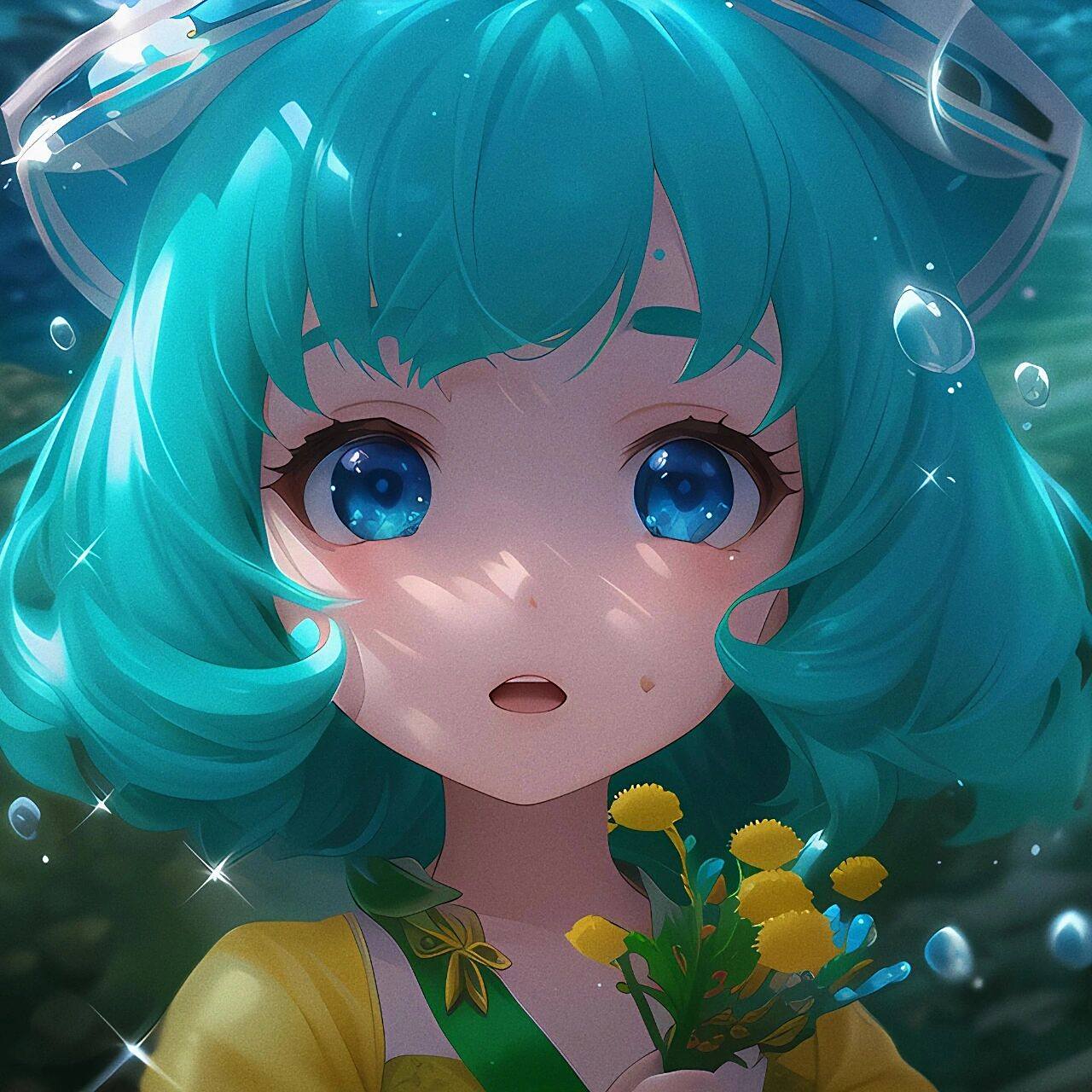 蔡文姬头像纯享(太爱水下的画风了) 97小蔡太可爱了,没有cp的宝子也