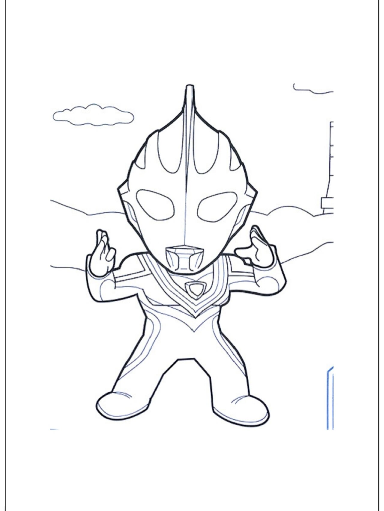 小朋友喜欢的奥特曼和奥特曼打怪兽涂色素材 分享一些小朋友喜欢的