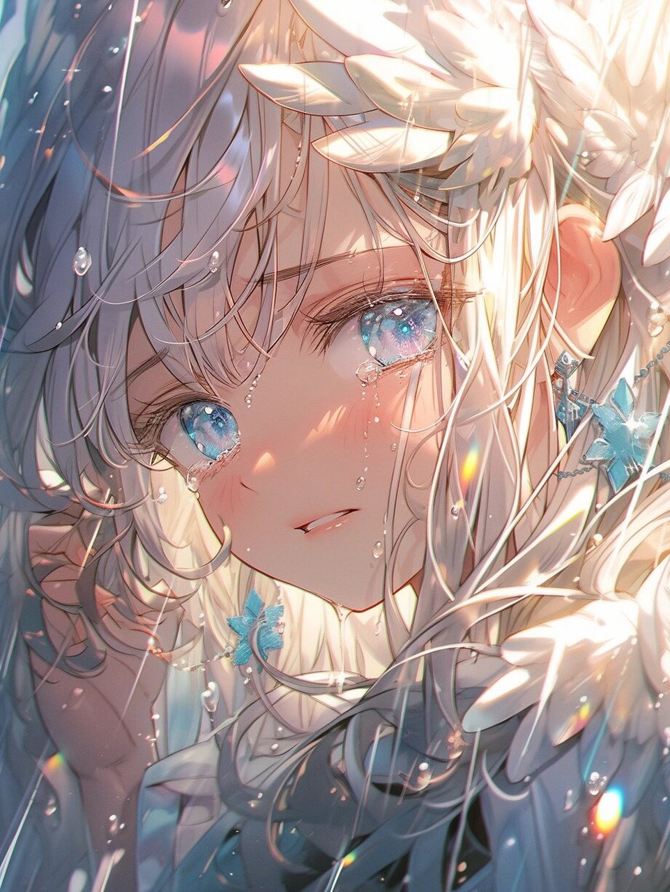 动漫女头|流泪的少女 98"这个季节好多人忘记了好