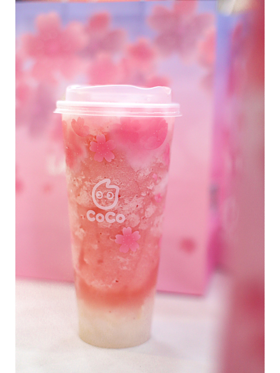 奶茶届的春天94coco樱花粉荔限定 错过就要等一年的樱花94限定 像
