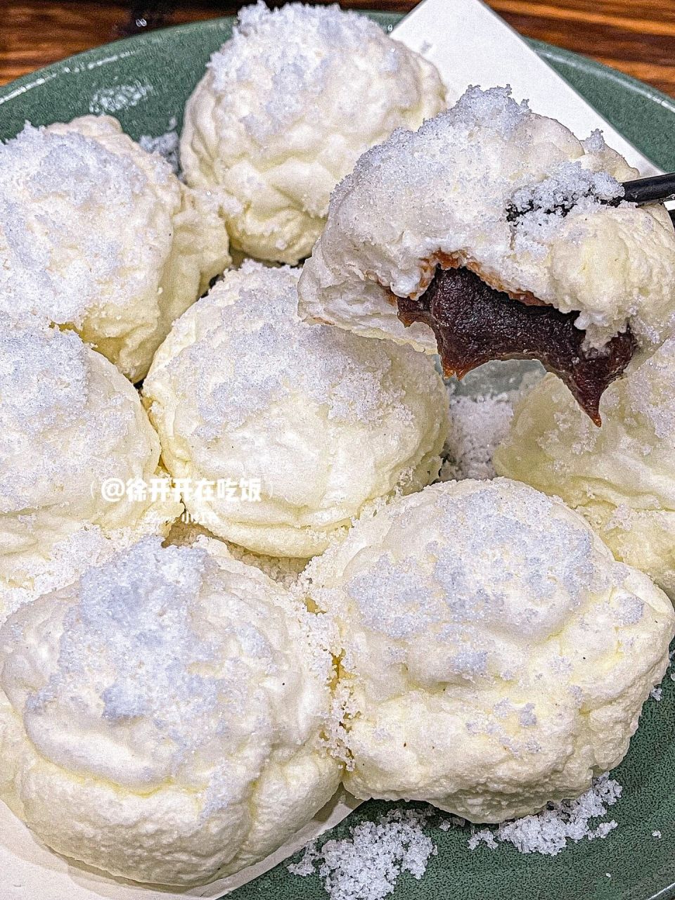 在苏州也吃到失传已久很废厨师的雪衣豆沙6015 7615雪衣豆沙