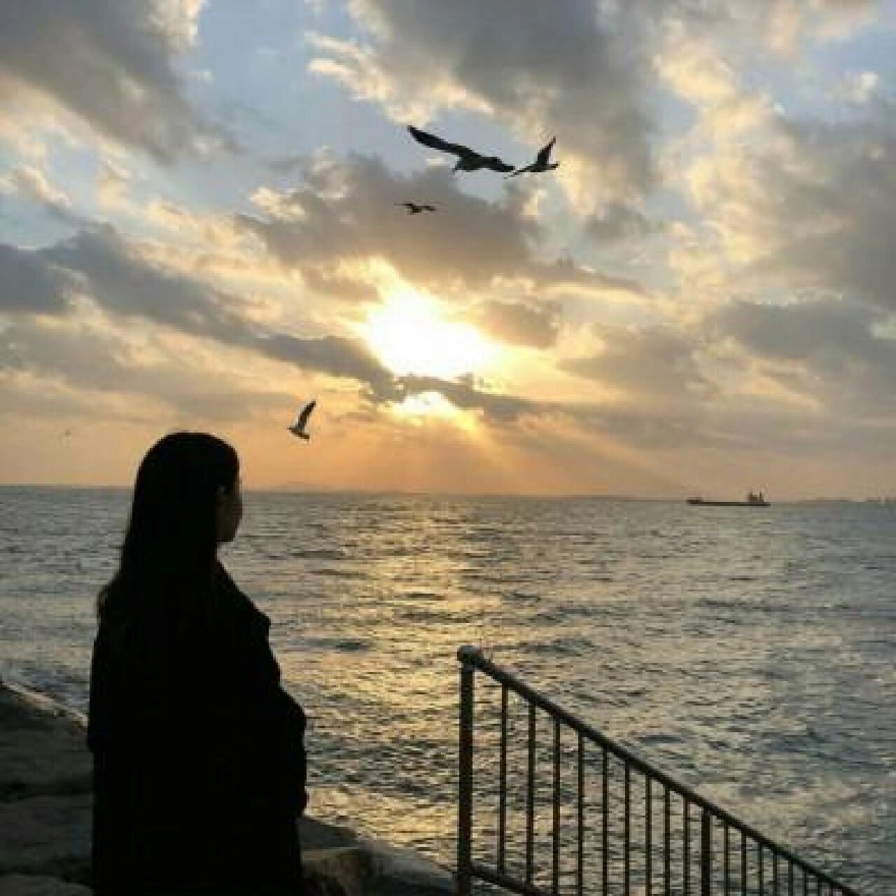 夕阳限定高级头像女
