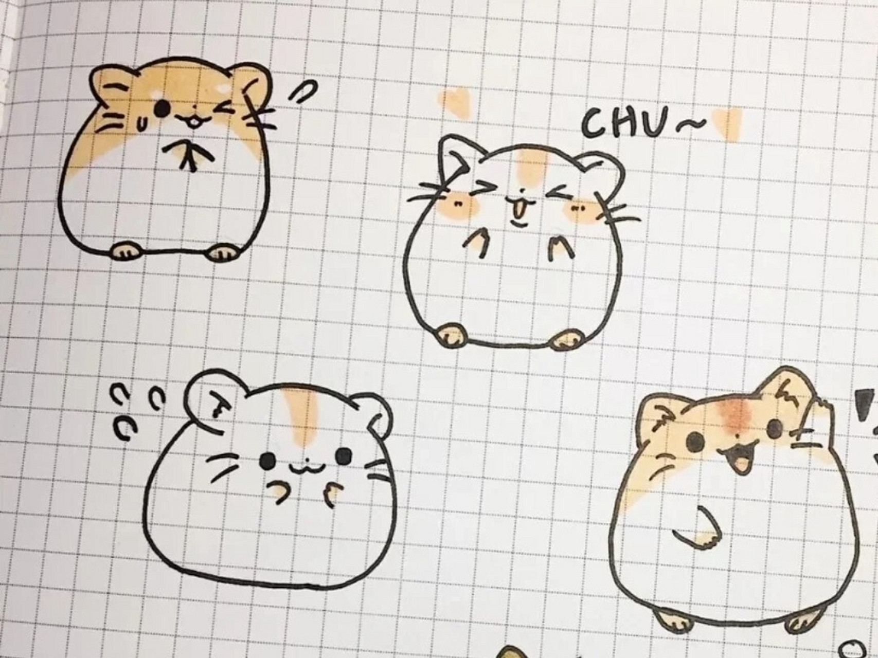 可爱的手抄报装饰 有一部分是自己画的,可能画的不好