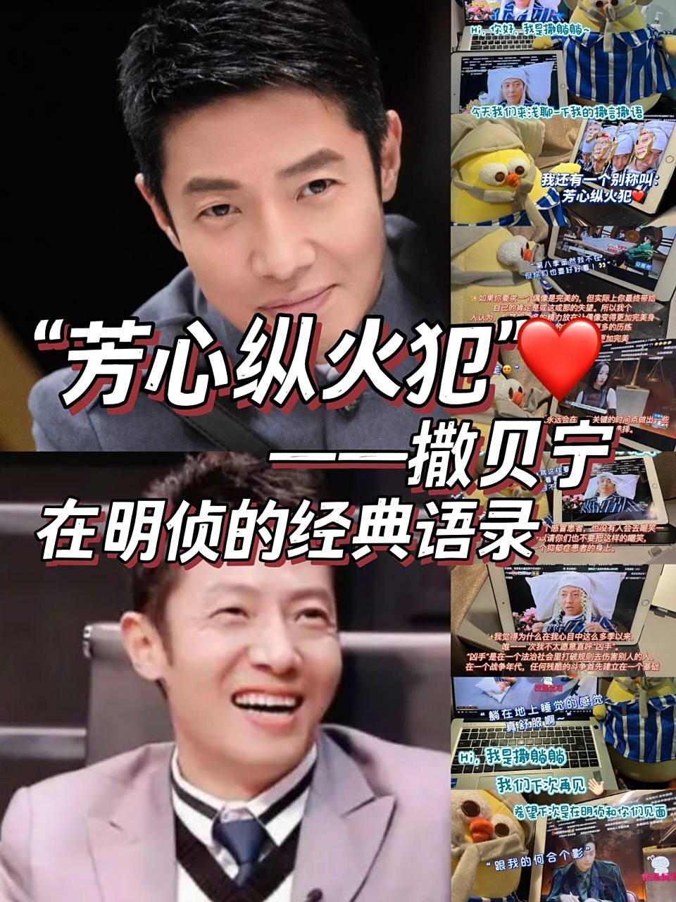 芳心纵火犯7815撒贝宁在明侦的经典语录7515 98嗨,我是苏词