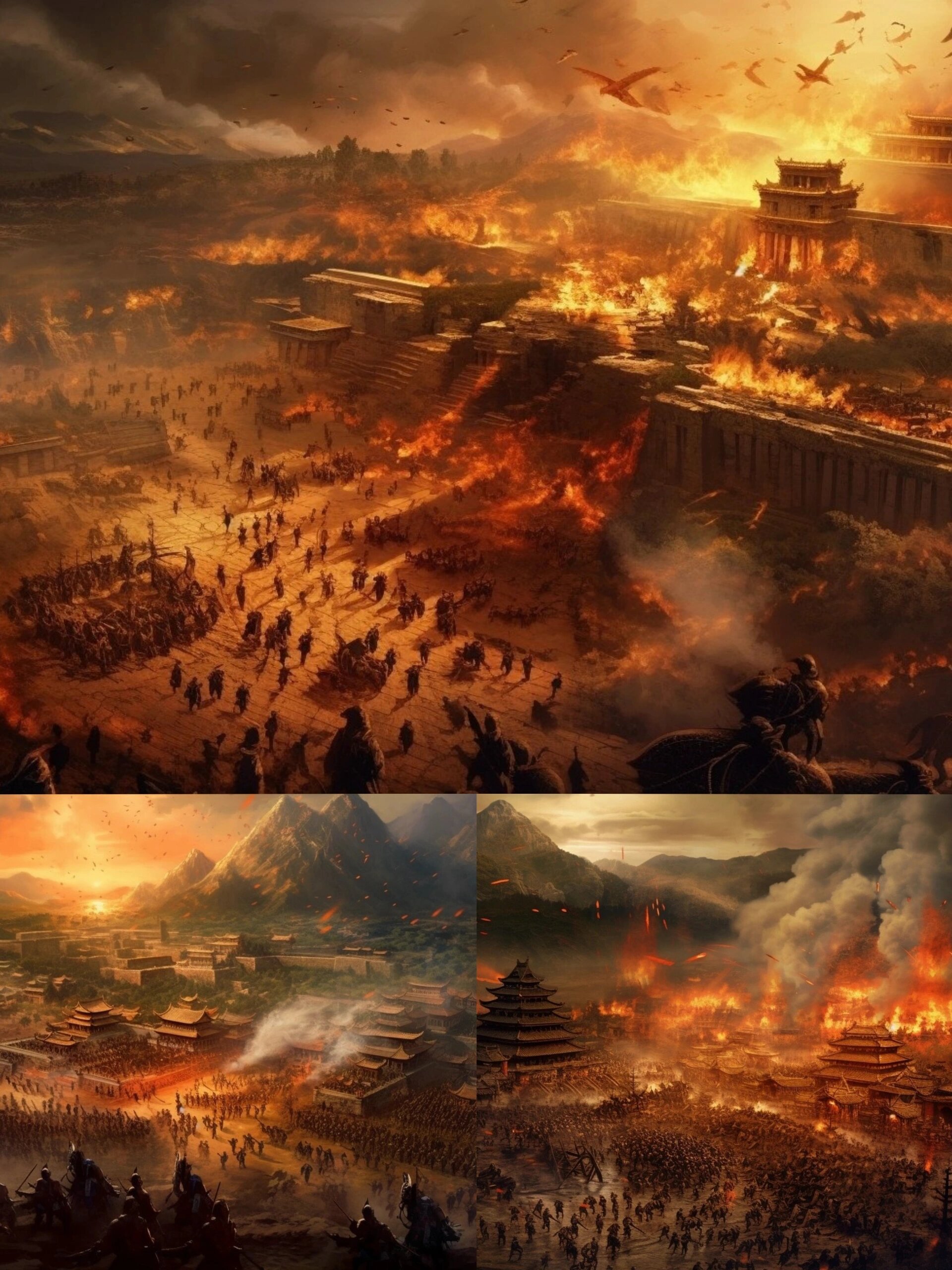 每日一画‖三国时期战场情景再现‖穿越时空