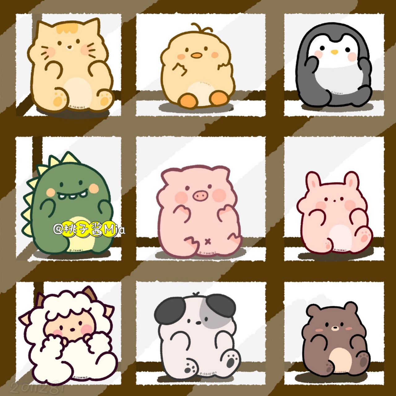 卡通头像┃03超萌小恐龙q版头像 	 ————